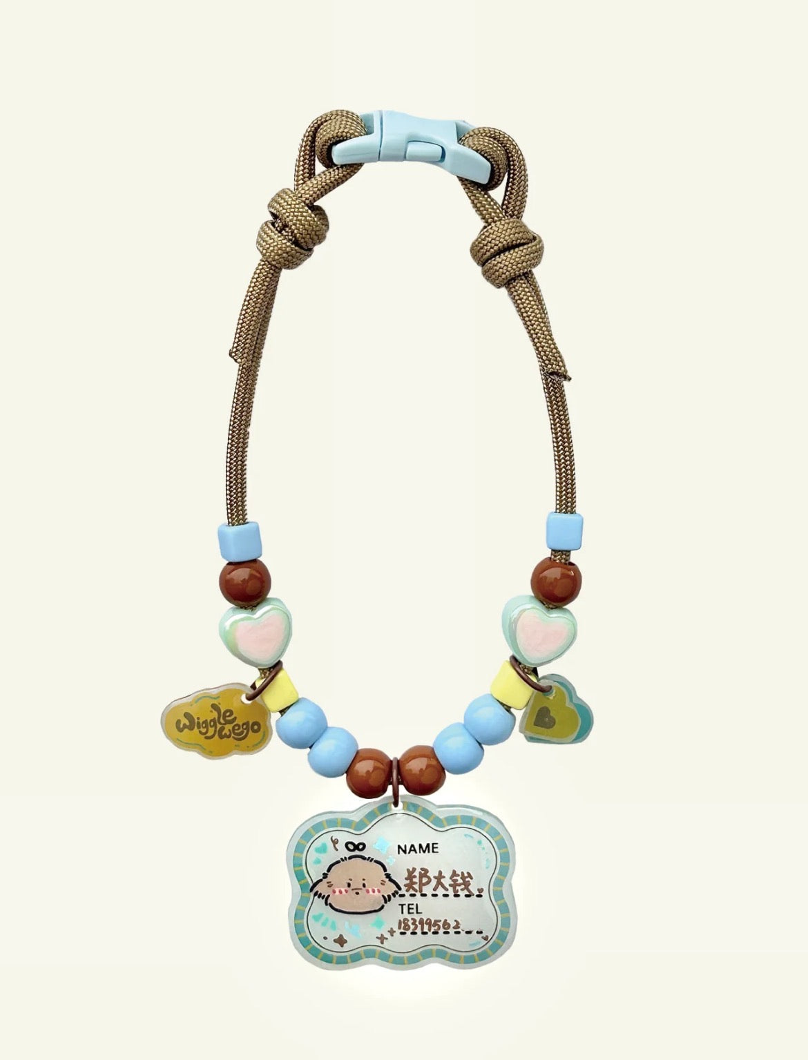PawsCube - π"Custom Pet ID Necklace - City Series"